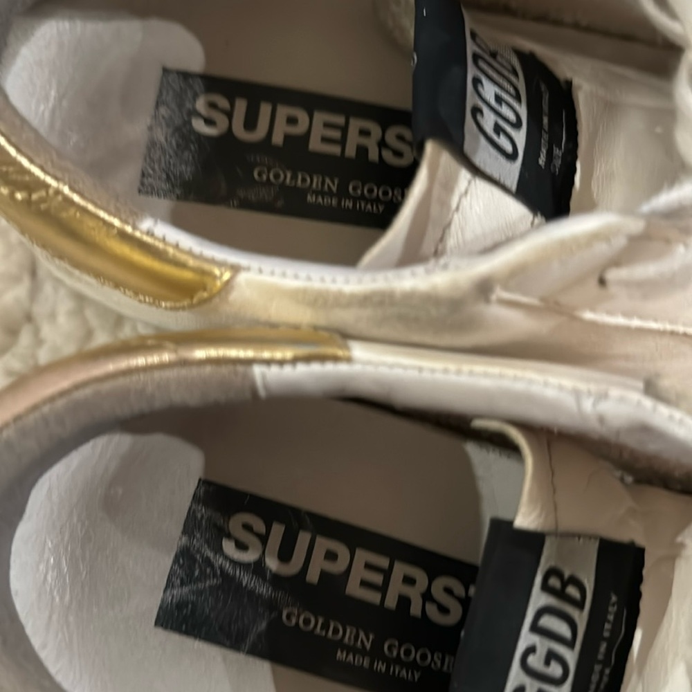 Golden Goose white sneakers